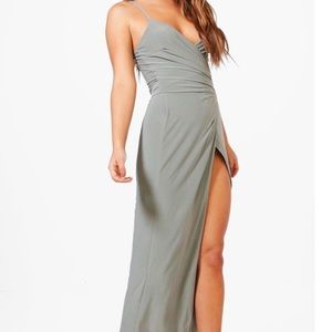 Maxi dress with slit